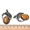 Natural & Synthetic Mixed Gemstone Pendants G-H332-11AS-4