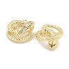 Brass Micro Pave Cubic Zirconia Pendants KK-S386-23G-03-2