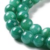 Natural Mashan Jade Round Beads Strands G-D263-8mm-XS34-3