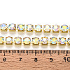 Brass Rhinestone Strass Chains CHC-T001-SS24-02G-2
