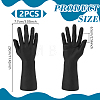 2Pcs PVC Male Mannequin Right Hand Jewelry Bracelet Watch Ring Display Stands ODIS-UN0001-13-3