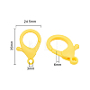 Plastic Lobster Claw Clasps KY-CJ0001-04-2