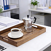 2Pcs 2 Styles Wood Storage Trays AJEW-BC0011-19-7