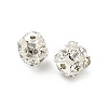 10mm Brass Rhinestone Beads X1-KK-S519-01C-S-2