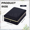 Imitation Leather Pure Color Flip-open Gift Boxes CON-WH0095-238B-02-2