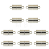 10 Bags Brass Magnetic Clasps with Loops KK-FS0002-02P-1