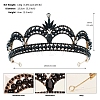 Alloy Rhinestone Hair Bands  for Woman Girls PW-WGA69DD-25-1