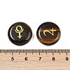 10Pcs 10 Styles Natural Tiger Eye Cabochons G-G193-03D-3