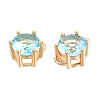 Brass Inlaid Cubic Zirconia Charms KK-N216-346B-3