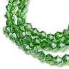 Transparent Electroplate Glass Beads Strands LS-GLAA-F029-3mm-C03-3