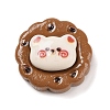 Bear Cookies Opaque Resin Decoden Cabochons X-CRES-Q220-05B-1
