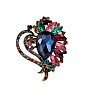 Alloy Rhinestone Brooch for Backpack Clothes PW-WG8AC7E-07-1