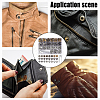 Removable Zinc Alloy Snap Button Sets TOOL-WH0059-126B-5