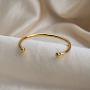 304 Stainless Steel Open Torque Cuff Bangles ND9011-3