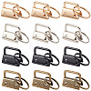 40Pcs 4 Colors Iron Ribbon Ends FIND-CN0002-57-7