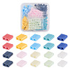 Craftdady 500Pcs 10 Colors 2-Hole Glass Seed Beads SEED-CD0001-02B-9