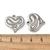 304 Stainless Steel Pendants STAS-I330-010P-3