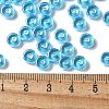 Transparent Colours Luster Glass Seed Beads SEED-E001-T3x6mm-A04-4