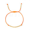 Bohemian Style Brass Beads Braided Bead Bracelets for Women PX7819-3-1