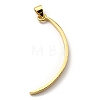 Brass with Cubic Zirconia Pendants KK-K341-32G-01-2