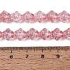 Transparent Crackle Glass Beads Strands GLAA-Q115-04A-07-4