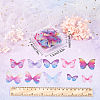 160Pcs 16 Style Polyester Fabric Wings Crafts Decoration DIY-SC0019-39-7