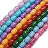 Natural Malaysia Jade Beads Strands G-B165-DM-10x14mm-1