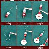 Christmas Day Earring Making Kit DIY-SC0021-93-6