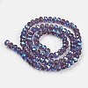 Electroplate Glass Beads Strands LS-EGLA-A034-T6mm-L13-2