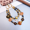 1Pc Alloy & Resin Phone Hand Strap Chains AJEW-BM0001-33B-4