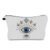 Evil Eye Theme Polyester Cosmetic Pouches ABAG-D009-01F-1