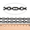 201 Stainless Steel Oval Link Chains CHS-F024-02A-EB-2