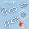 Unicraftale 4Pcs 304 Stainless Steel Spring Gate Rings STAS-UN0051-08-5