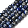 Natural Lapis Lazuli Beads Strands G-A163-07-6mm-2