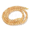 Natural Yellow Garnet Beads Strands G-Z129-C01-5mm-02-3