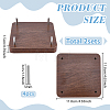 MDF Sport Ball Display Stands with Metal Support ODIS-WH0099-282-2