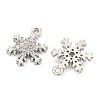 Brass Micro Pave Clear Cubic Zirconia Pendants X-FIND-Z044-09P-2