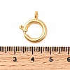 Brass Spring Ring Clasps KK-D407-20G-E-3