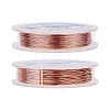 3 Rolls 3 Style Bare Round Copper Craft Wire CWIR-BC0006-16-5