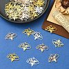 40Pcs 4 Colors Alloy Hollow Connector Charms FIND-YW0010-91-4