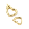 Brass Spring Gate Rings KK-P299-08G-2