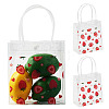 Rectangle Transparent Printed PVC Plastic Gift Tote Bags ABAG-TADJ0002-002D-2