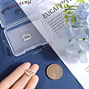2Pcs Anti-Tarnish Rhodium Plated 925 Sterling Silver Micro Pave Cubic Zirconia Pendant Bails STER-BBC0007-23-3