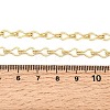 5MM Brass Teardrop Link Chain Necklaces for Women NJEW-F366-04B-3