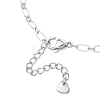 3.5MM Brass Oval Link Chain Bracelets Making AJEW-JB01492-4