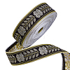 10 Yards Vintage Jacquard Polyester Ribbons OCOR-GA0002-95B-1