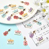 20Pcs 2 Styles Eco-Friendly Zinc Alloy Pendants ENAM-YW0008-29-4