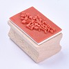 Wooden Stamps AJEW-WH0085-A03-2