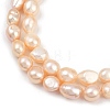 Natural Cultured Freshwater Pearl Beads Strands PEAR-P064-20L-04B-4