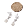 Natural Pearl Ear Studs EJEW-P286-05P-3